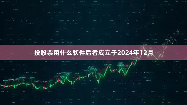 投股票用什么软件后者成立于2024年12月