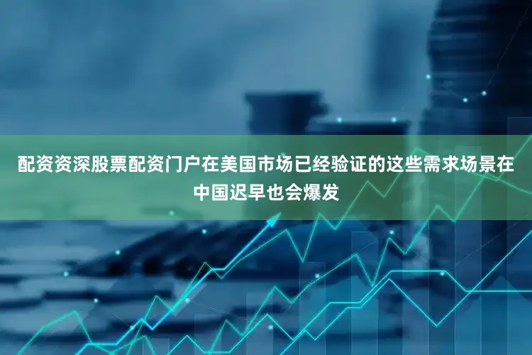 配资资深股票配资门户在美国市场已经验证的这些需求场景在中国迟早也会爆发